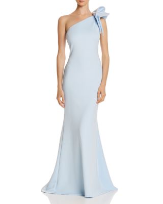Aqua One Shoulder Dress